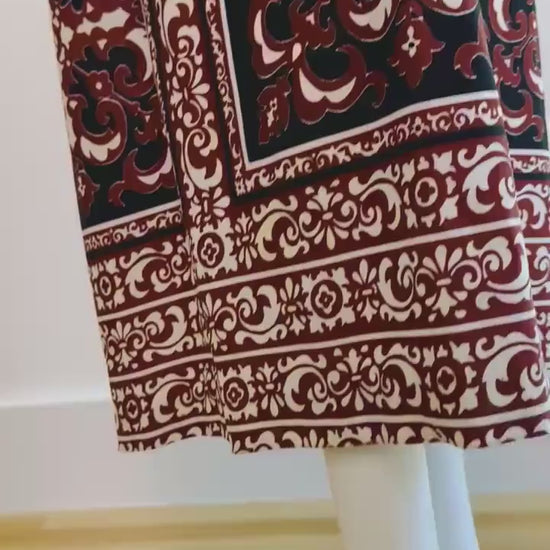 70s Avalon Printed Maxi Dress