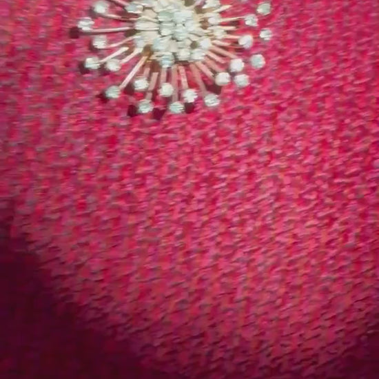 50s Adele Simpson Star Burst 3D Rhinestone Massive Brooch