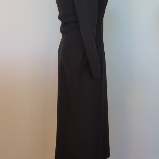John Galliano Wool "Baby Maker" Runway Dress