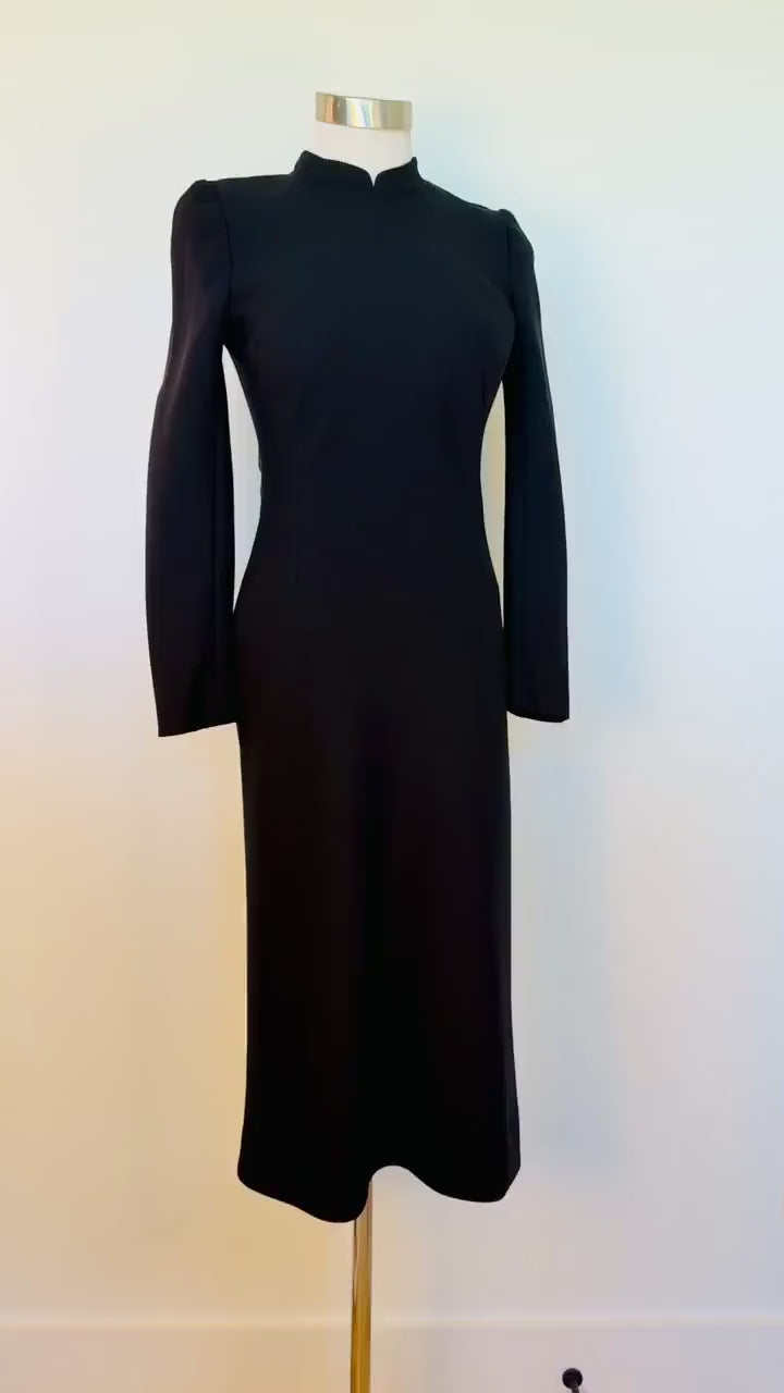 John Galliano Wool "Baby Maker" Runway Dress