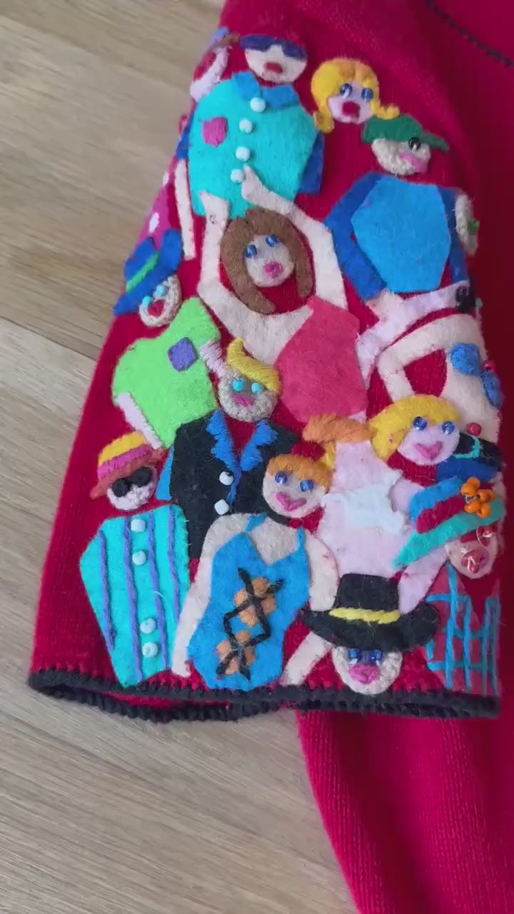 Vintage Michael Simon Hand Knit Sweater Top