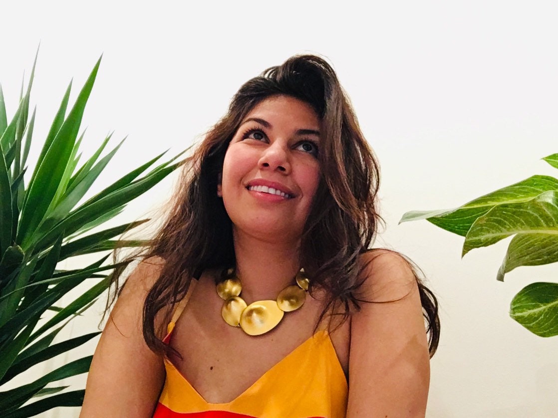 90s Gold Necklace/ Vintage Gold Rare Necklace / Minimalist Jewelry