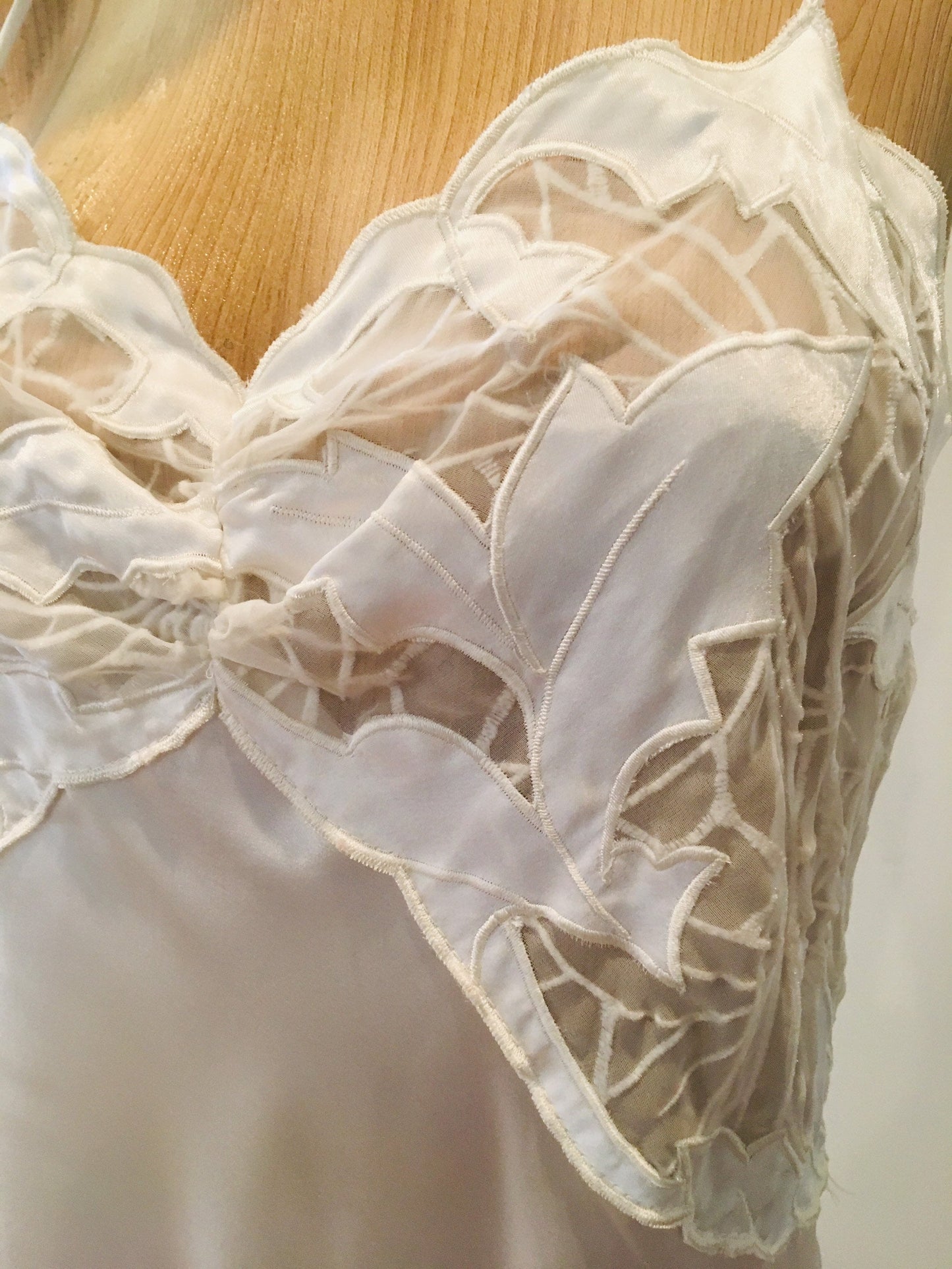 Vintage Natori Slip / Natori Wedding Lingerie / 90s Teddy / Vintage White Lingerie