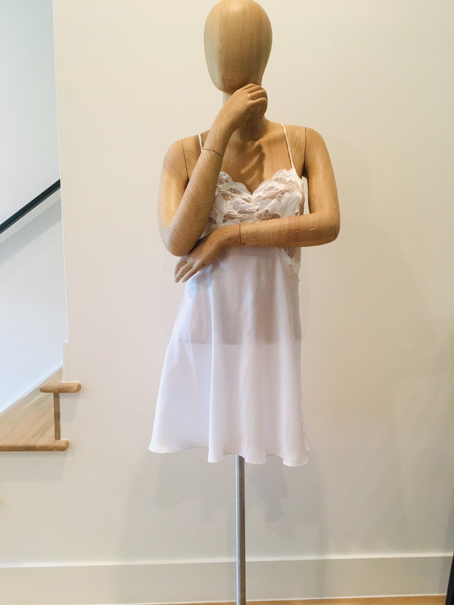 Vintage Natori Slip / Natori Wedding Lingerie / 90s Teddy / Vintage White Lingerie