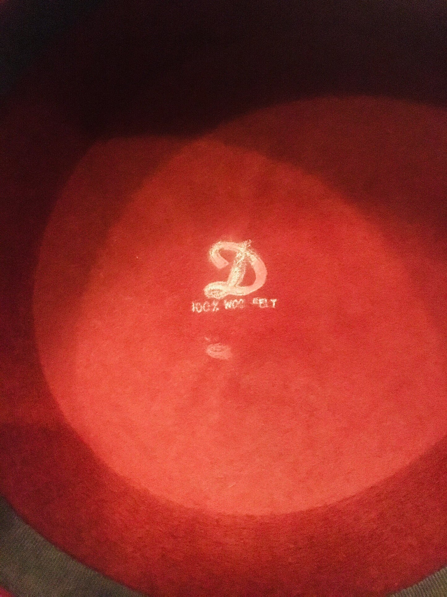 70s Wide Brim Hat / Burgundy Hat / Vintage Wool Hat / Vintage Bucket Hat