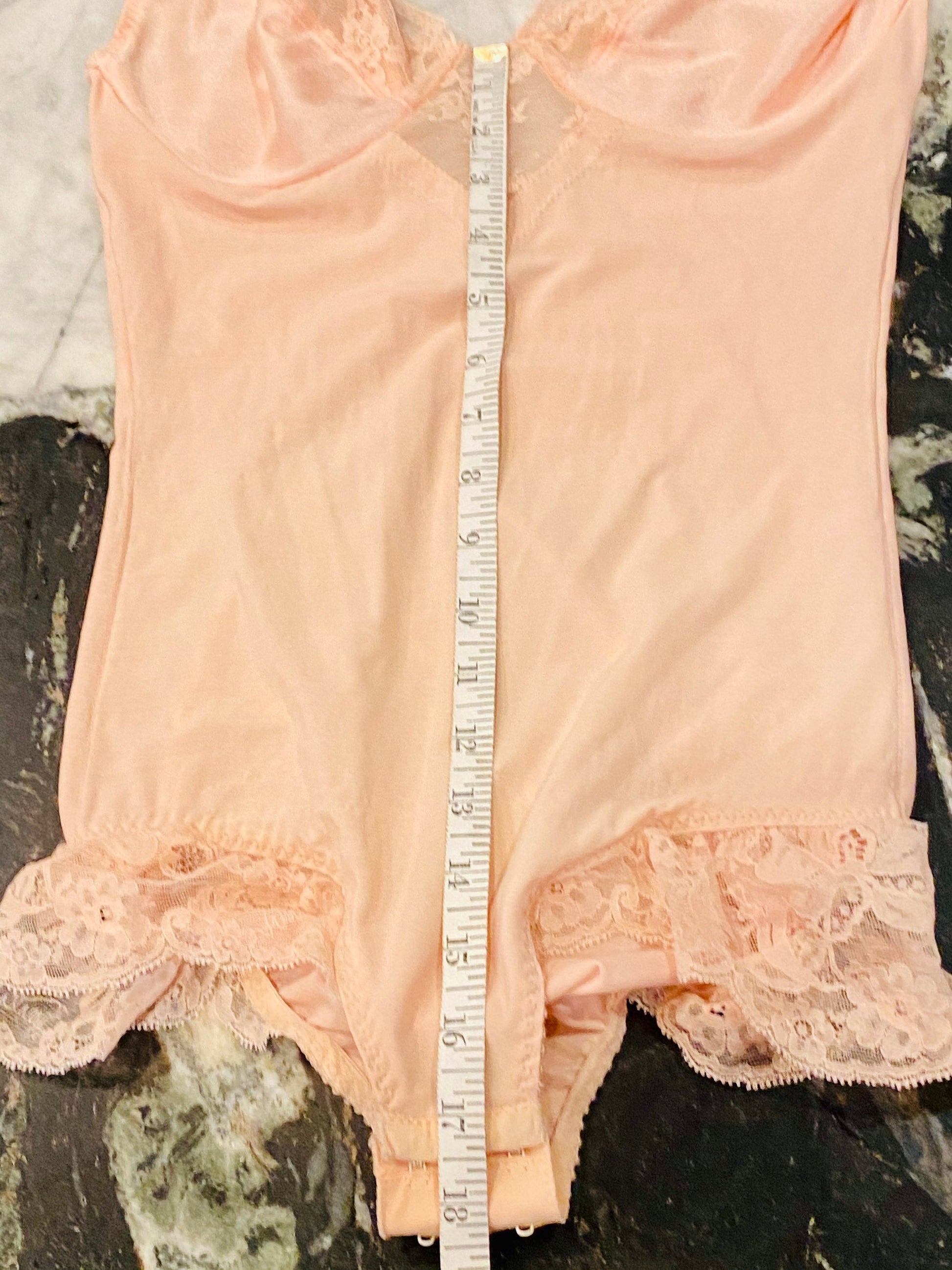 60s Emilio PUCCI For Formfit Rogers Lace and Nylon Teddy 34C