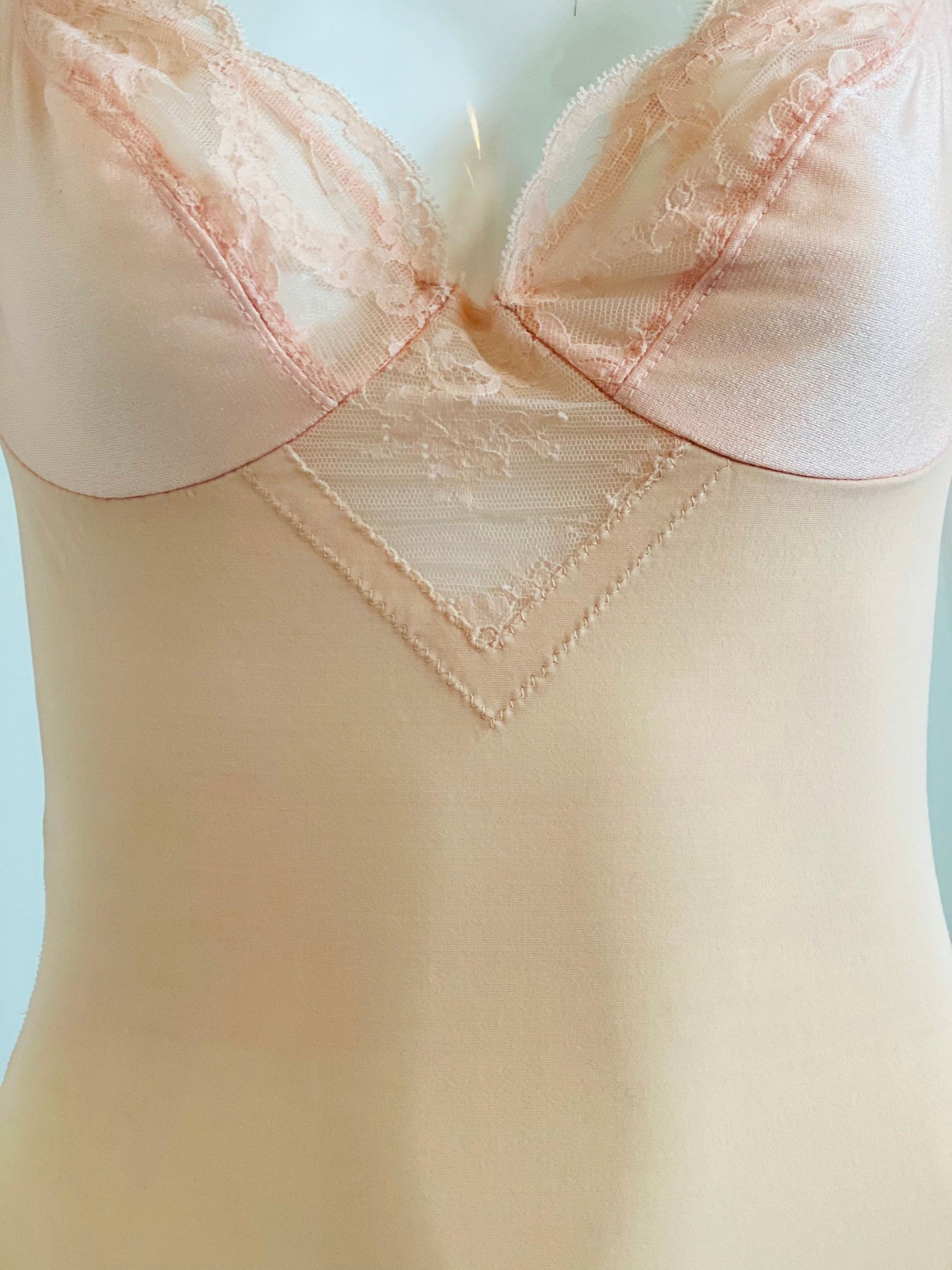 60s Emilio PUCCI For Formfit Rogers Lace and Nylon Teddy 34C