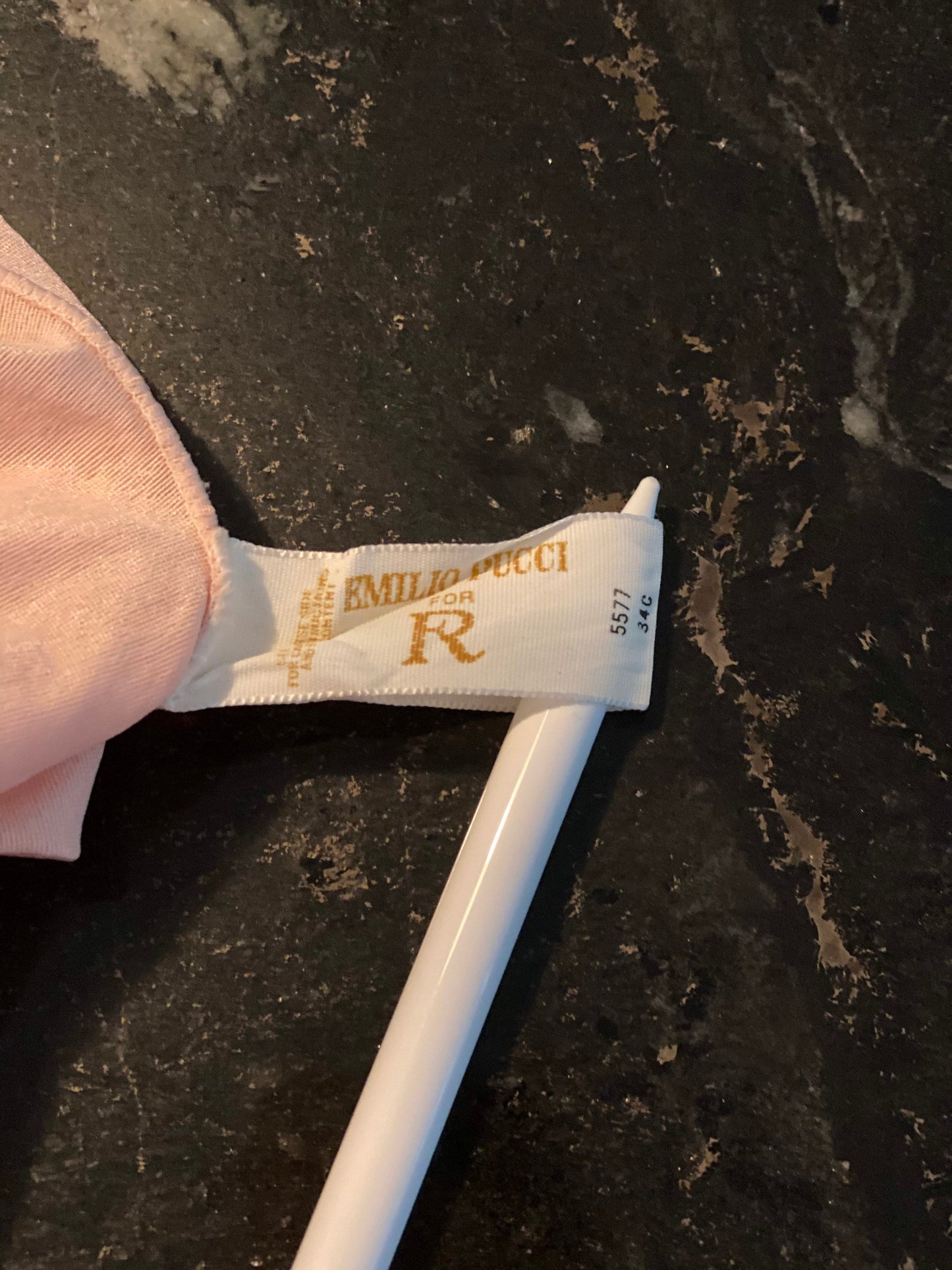 60s Emilio PUCCI For Formfit Rogers Lace and Nylon Teddy 34C