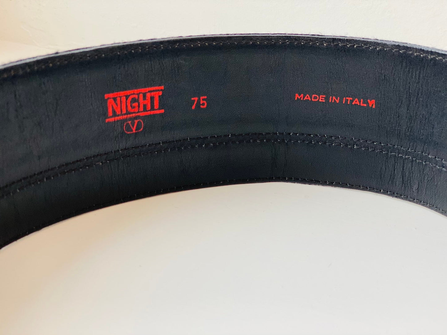 70s Valentino Night Disco Satin Snake Crystal Black and white Wide Waist Belt 30"