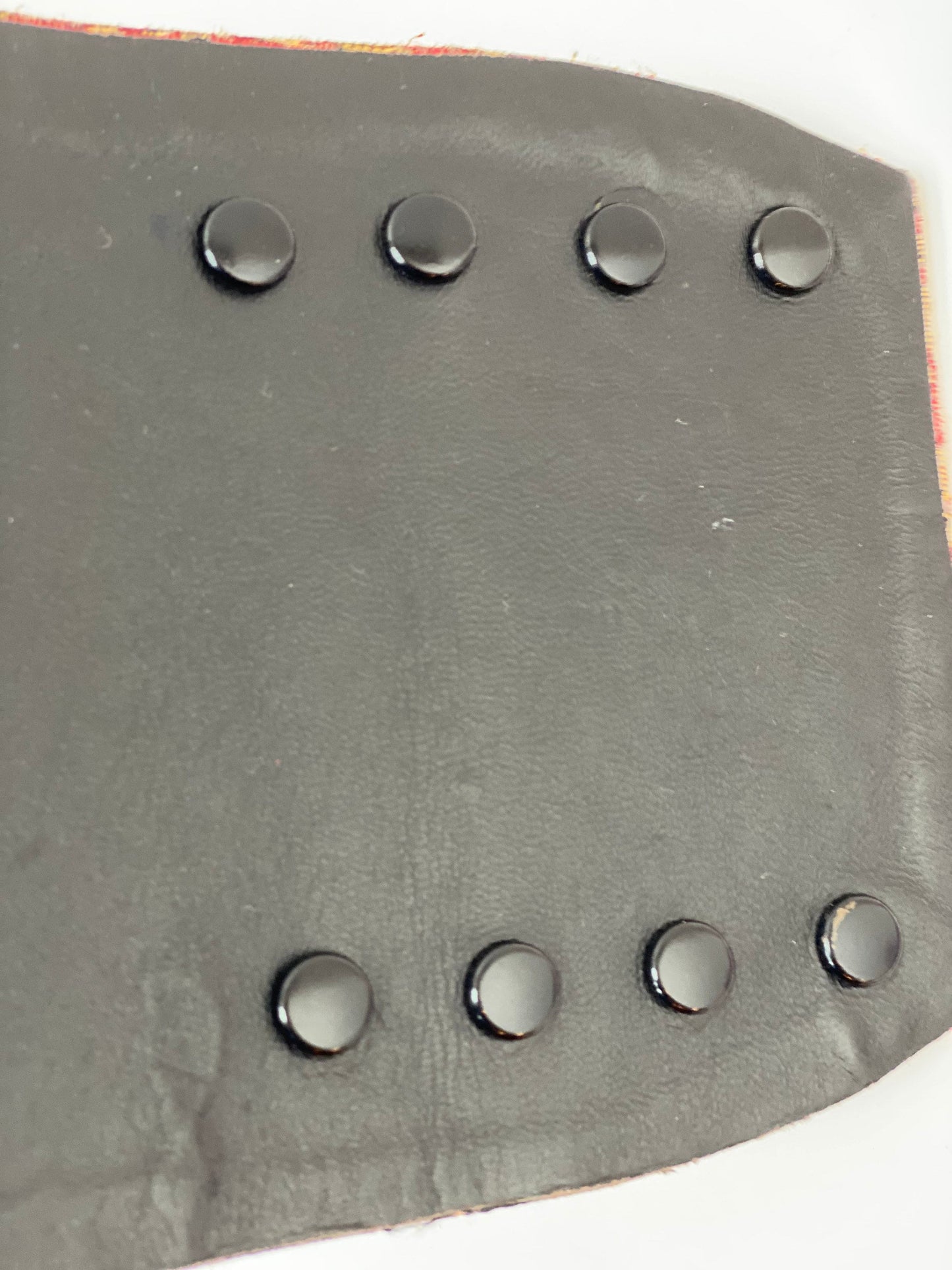 Maurice Rentner Brocade Gold and Red Exquisite Wide Corset Waist Belt 30"