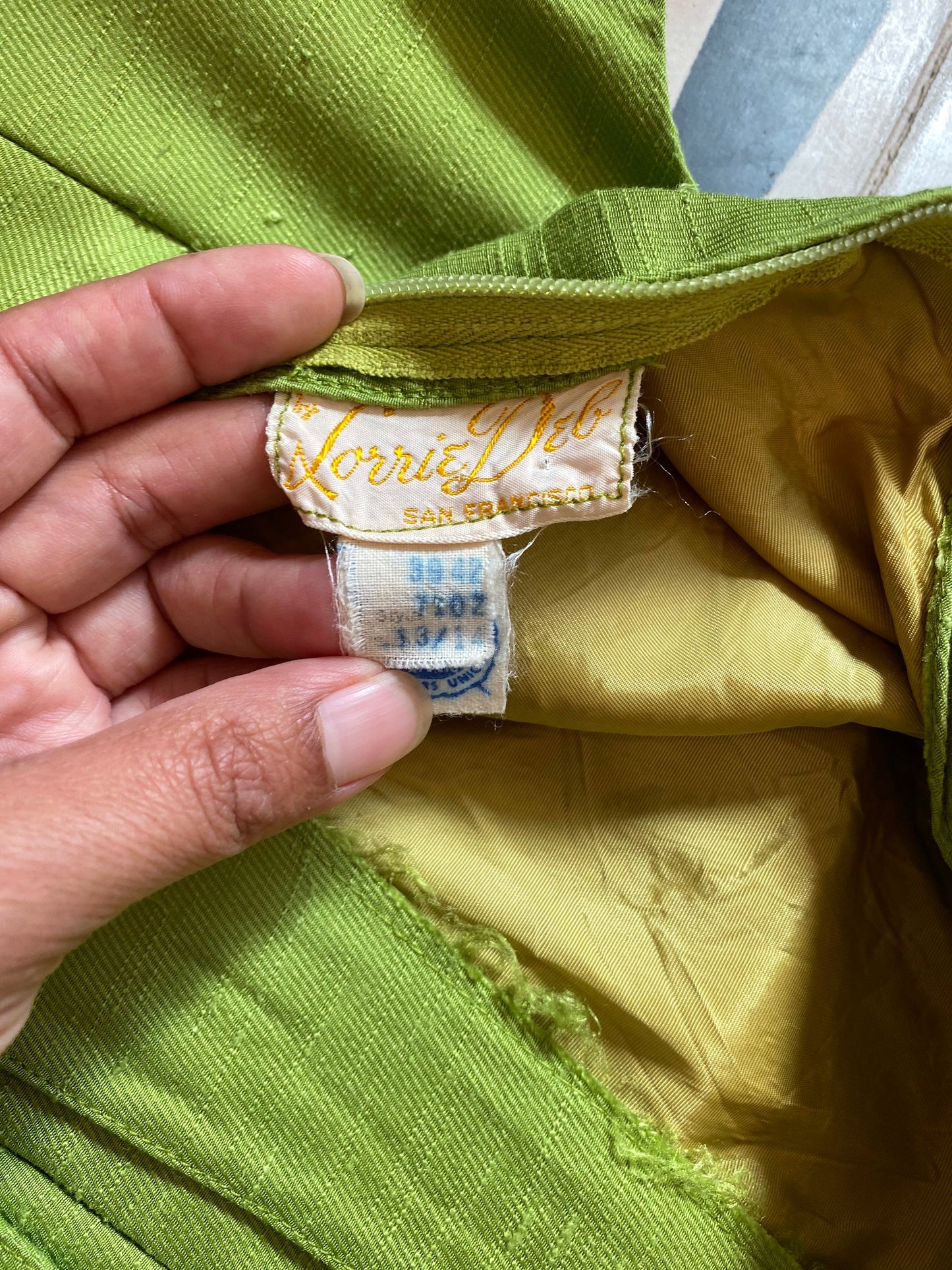 60s Green Sleeveless High Neck Keyhole Lorrie Deb Maxi Glam A line Maxi